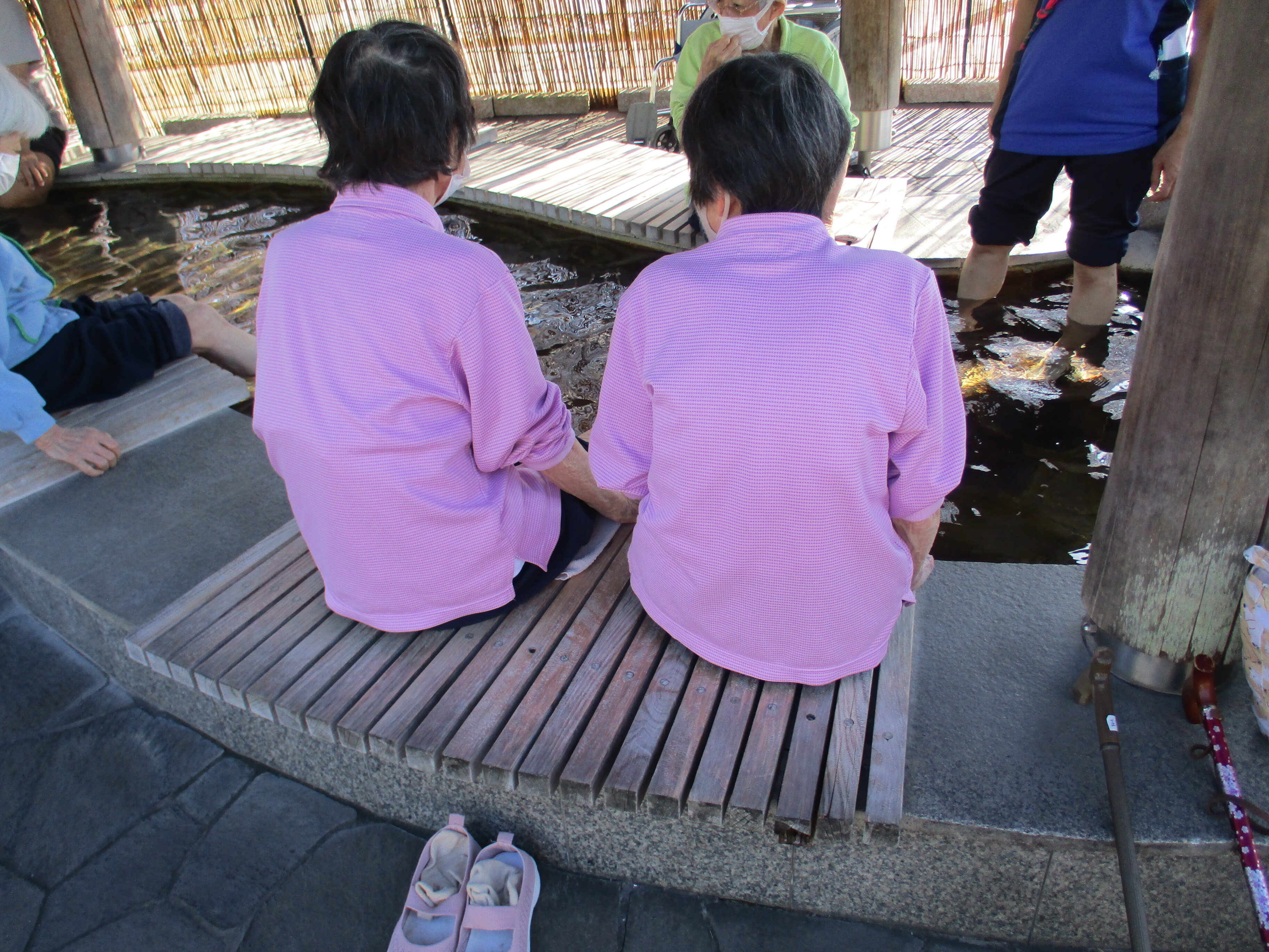 足湯ツアーの写真