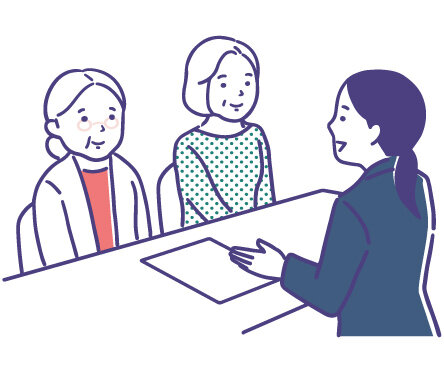 定期訪問のイラスト