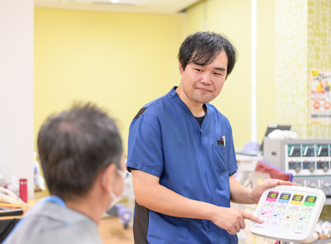 個別リハビリテーションの様子の写真