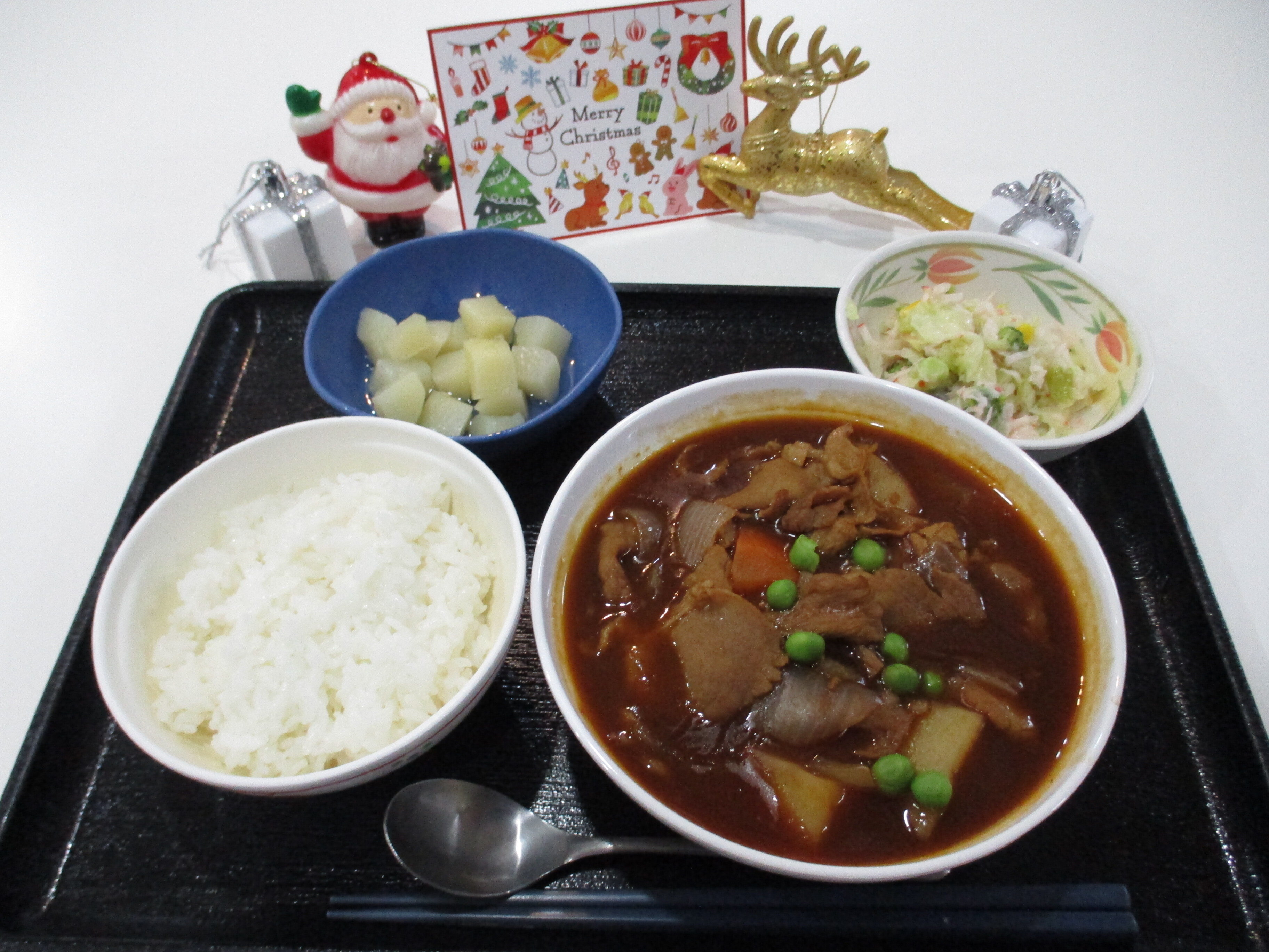 クリスマスメニュー、ビーフシチューの画像