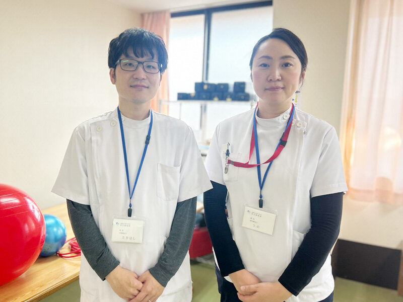 理学療法士2名の写真